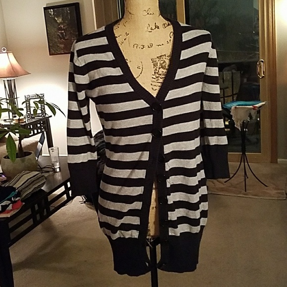 Striped cardigan - Picture 1 of 3